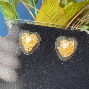 Heart Shaped Handmade Earrings